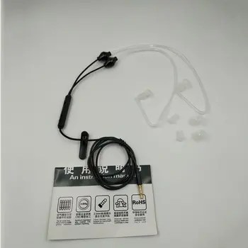 Portable Anti-Radiation Earphone 3.5mm Air Acoustic Tube Earpiece Stereo Earphone with Microphone for Smart Mobile Phone
Portable Anti-Radiation Earphone 3.5mm Air Acoustic Tube Earpiece Stereo Earphone with Microphone for Smart Mobile Phone