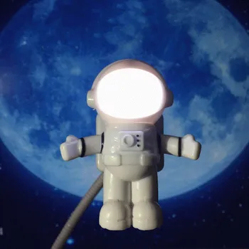 USB Spaceman Astronaut LED Night Light with 360degree White Flexible Adjustable Desk Lamp for Computer PC Reading Portable lamp
USB Spaceman Astronaut LED Night Light with 360degree White Flexible Adjustable Desk Lamp for Computer PC Reading Portable lamp