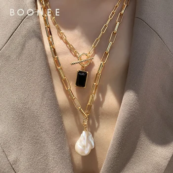 Design Chain Large Stone Pendant Necklace Short OT Clip Clavicle Necklace for Women
Design Chain Large Stone Pendant Necklace Short OT Clip Clavicle Necklace for Women