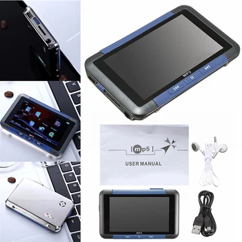 3 Inch MP4 LCD Screen Audio Multimedia MP5 Player Multifunctional USB Charging Metal E Book Video Music FM Radio Mini HD
3 Inch MP4 LCD Screen Audio Multimedia MP5 Player Multifunctional USB Charging Metal E Book Video Music FM Radio Mini HD
