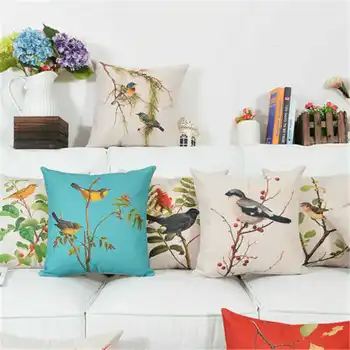 Cute Bird Pattern Pillow Case Cotton Linen Throw Pillowcase Printed Pillow Covers For Office Home Textile
Cute Bird Pattern Pillow Case Cotton Linen Throw Pillowcase Printed Pillow Covers For Office Home Textile