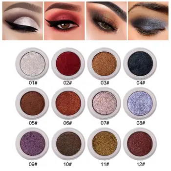 12Color Metallic Monochrome Eyeshadow Soft Shimmer Matte Eyeshadow Powder Natural Lasting High Quality Cosmetics Tool TSLM1
12Color Metallic Monochrome Eyeshadow Soft Shimmer Matte Eyeshadow Powder Natural Lasting High Quality Cosmetics Tool TSLM1