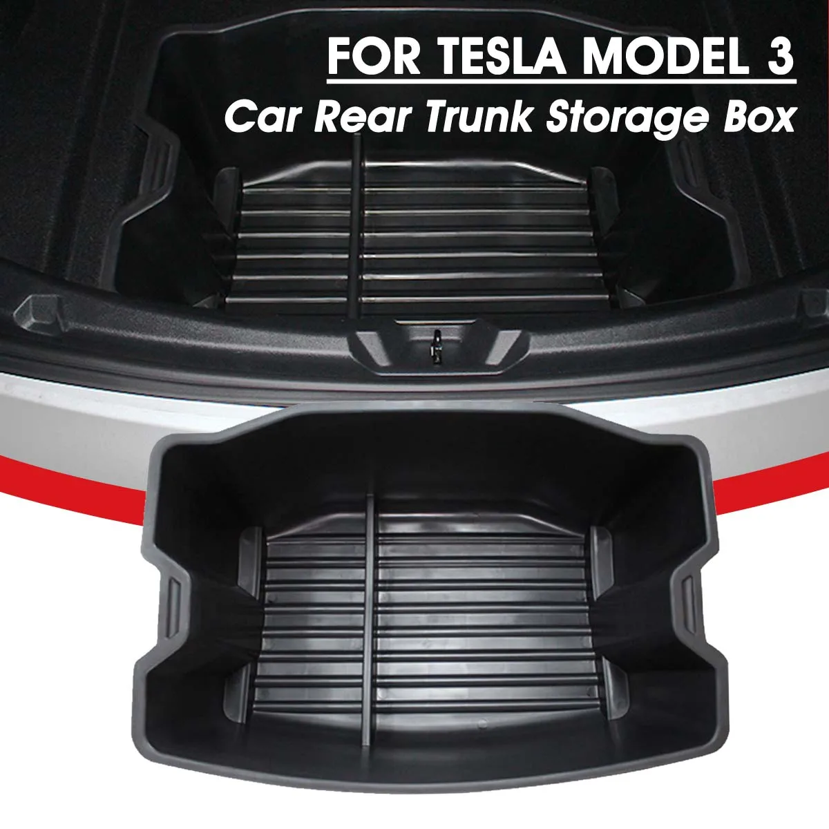 Audew Black PP Car Rear Trunk Storage Box Waterproof Easy Installation Auto Rear Container Organizer Case Tray For Tesla Model 3
Audew Black PP Car Rear Trunk Storage Box Waterproof Easy Installation Auto Rear Container Organizer Case Tray For Tesla Model 3