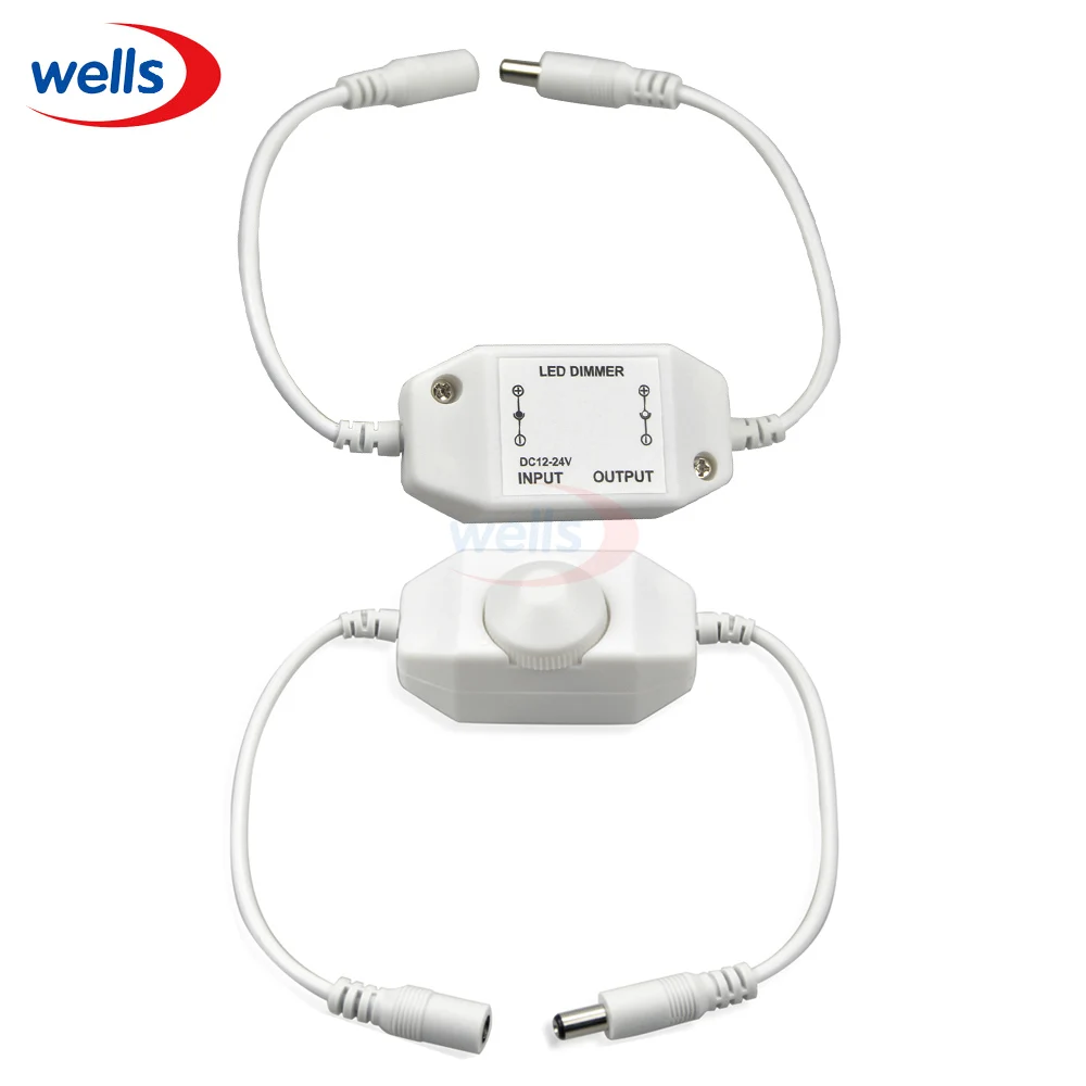 Newest 1Pcs Mini LED Brightness Adjust Switch Dimmer Controller with DC 12- 24V for 5050 3528 5630 Single Color LED Strip Light
Newest 1Pcs Mini LED Brightness Adjust Switch Dimmer Controller with DC 12- 24V for 5050 3528 5630 Single Color LED Strip Light