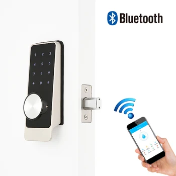 Electronic Keyless Digital Deadbolt Door Lock Bluetooth App Smart Home Door Lock with Card, WIIF Optional
Electronic Keyless Digital Deadbolt Door Lock Bluetooth App Smart Home Door Lock with Card, WIIF Optional
