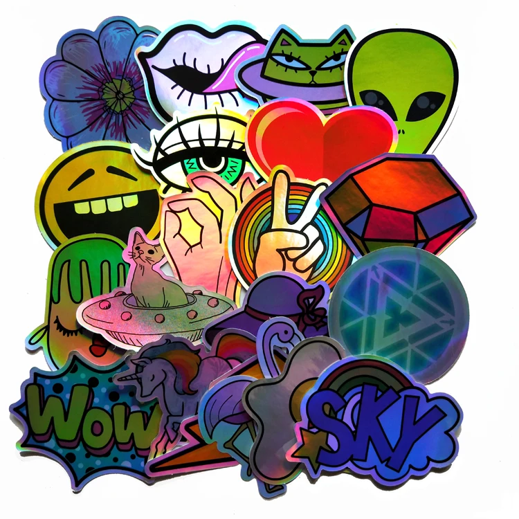 20Pcs Cool Laser ET UFO Car Stickers For Motorcycle Trolley Case Skateboard Colorful Skull Extraterrestrial Car Styling Sticker
20Pcs Cool Laser ET UFO Car Stickers For Motorcycle Trolley Case Skateboard Colorful Skull Extraterrestrial Car Styling Sticker