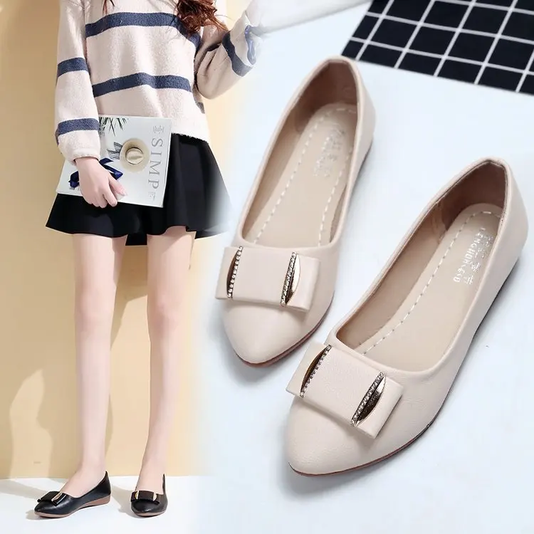 2019 New Style Autumn Korean-style Versatile Low-Cut Soft Bottom Square Buckle Obediently Pointed Flat Four Seasons WOMEN'S Shoe
2019 New Style Autumn Korean-style Versatile Low-Cut Soft Bottom Square Buckle Obediently Pointed Flat Four Seasons WOMEN'S Shoe