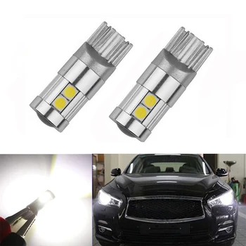 2X W164 T10 W5W LED 3030 Wedge Light Sidelight No Error For Infiniti Q50 Q60 Q70 Q80 QX30 QX50 QX56 QX60 QX70 QX80 G25 G35 G37