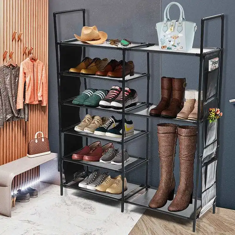 6 Layer Shoe Cabinet Dustproof Shoes Storage Closet Hallway Space-saving Shoerack Organizer Holder Home Furniture Shoe Rack
6 Layer Shoe Cabinet Dustproof Shoes Storage Closet Hallway Space-saving Shoerack Organizer Holder Home Furniture Shoe Rack