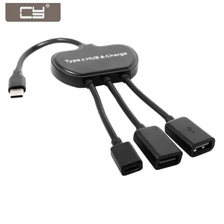CYDZ Type-C USB-C Multiple Cable Dual Ports Hub With PD Power Charge For Laptop & Cell Phone
CYDZ Type-C USB-C Multiple Cable Dual Ports Hub With PD Power Charge For Laptop & Cell Phone
