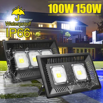 Waterproof IP66 LED Flood Light 150W LED lights Super Bright Outdoor Courtyard Garden Landscape Lights AC185-260V
Waterproof IP66 LED Flood Light 150W LED lights Super Bright Outdoor Courtyard Garden Landscape Lights AC185-260V