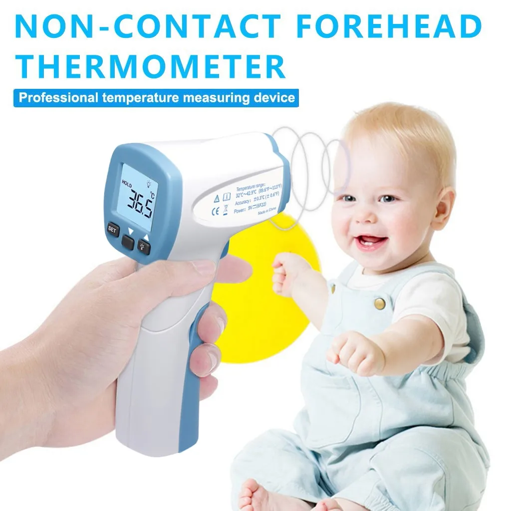 Infrared Baby Thermometer Digital Adult Forehead Non-contact Infrared Thermometer With LCD Backlight Termometro Infravermelh
Infrared Baby Thermometer Digital Adult Forehead Non-contact Infrared Thermometer With LCD Backlight Termometro Infravermelh