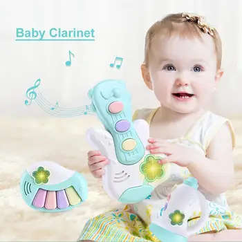 Baby Clarinet Baby Plastic Multi-mode Hand Clap Sound Light Toys Early Educational Music Instrument
Baby Clarinet Baby Plastic Multi-mode Hand Clap Sound Light Toys Early Educational Music Instrument