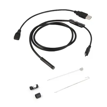 LESHP 7mm Lens MircoUSB Android OTG USB Endoscope Camera 1M Waterproof Snake Pipe Inspection Android USB Borescope Camera
LESHP 7mm Lens MircoUSB Android OTG USB Endoscope Camera 1M Waterproof Snake Pipe Inspection Android USB Borescope Camera