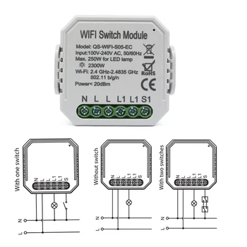 TUYA Wifi Power Measurement Switch Module Remote Control Timing Control Breaker Wireless Relay Switch For Alexa
TUYA Wifi Power Measurement Switch Module Remote Control Timing Control Breaker Wireless Relay Switch For Alexa