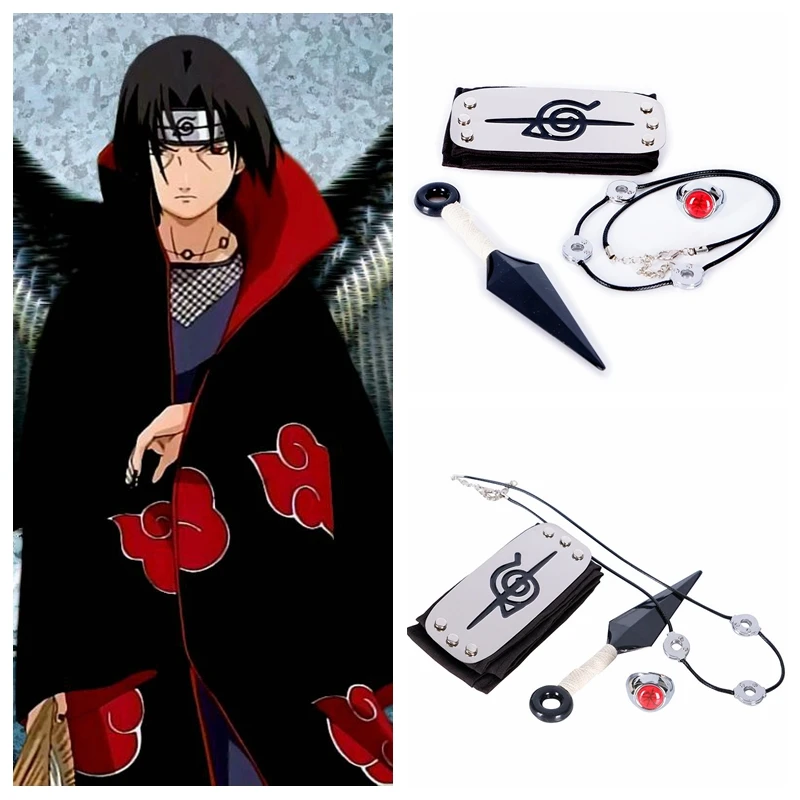 Anime Cosplay Naruto Uchiha Itachi cosplay Props Anime Character Accessories Akatsuki Necklace Ring Headwear Kunai Set Halloween
Anime Cosplay Naruto Uchiha Itachi cosplay Props Anime Character Accessories Akatsuki Necklace Ring Headwear Kunai Set Halloween