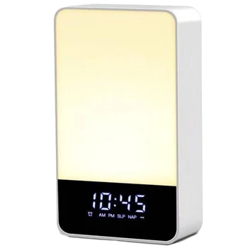 Shake Snooze Alarm Clock - Shake on Night Light - Multiple Nature Sounds Sunrise Wake Up Simulation - Digital Led Clock with 9 C
Shake Snooze Alarm Clock - Shake on Night Light - Multiple Nature Sounds Sunrise Wake Up Simulation - Digital Led Clock with 9 C