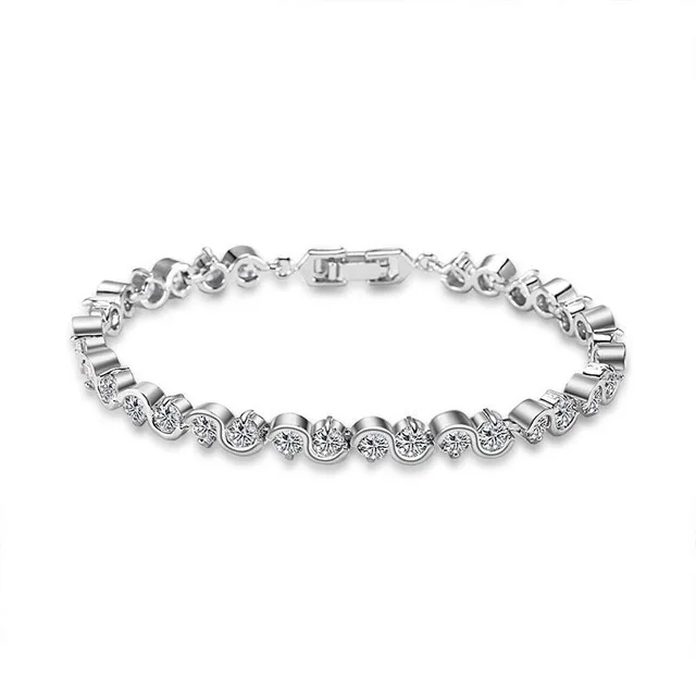 T1005 Rose Gold Plated Geometric Round 5A nscd stone 5MM Tennis bracelet For women bangles luxury Wedding jewelry
T1005 Rose Gold Plated Geometric Round 5A nscd stone 5MM Tennis bracelet For women bangles luxury Wedding jewelry