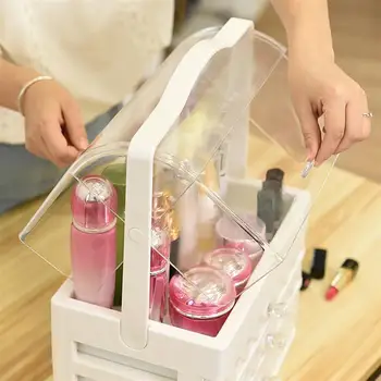 1pc Creative Multi-Layer Drawer Type Storage Box Grey Portable Drawer Type Dressing Table Storage Compartment
1pc Creative Multi-Layer Drawer Type Storage Box Grey Portable Drawer Type Dressing Table Storage Compartment