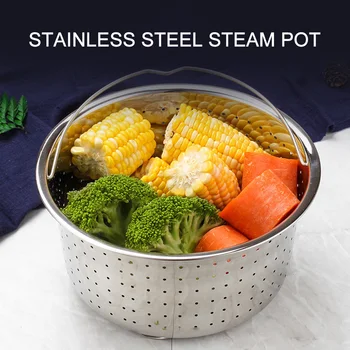 Steamer Pot Stainless Steel Steamer Basket Cook Accessories for Pressure Cooker Compatible with Most Pressure Cookers Steaming
Steamer Pot Stainless Steel Steamer Basket Cook Accessories for Pressure Cooker Compatible with Most Pressure Cookers Steaming