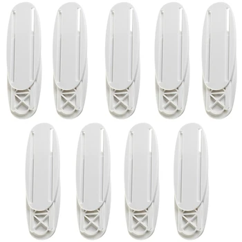 9 Pairs Self-Adhesive Wall-Mounted Durable Practical Power Strip Fixator Power Strip Holder Socket Holder For Office Home Shop
9 Pairs Self-Adhesive Wall-Mounted Durable Practical Power Strip Fixator Power Strip Holder Socket Holder For Office Home Shop