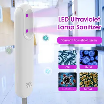 Portable UV Light Sanitizer Wand Ultraviolet Disinfection Lamp USB Charging LED Sterilizer Light Anti-microbial For HomeTravel
Portable UV Light Sanitizer Wand Ultraviolet Disinfection Lamp USB Charging LED Sterilizer Light Anti-microbial For HomeTravel