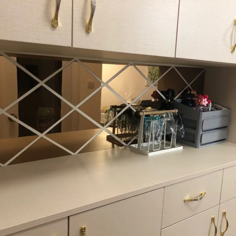 Diamond Spliced Mirror Stickers Self Adhesive Removable Acrylic Mirror Sheets Wall Decals For Home Art Room Bedroom Background
Diamond Spliced Mirror Stickers Self Adhesive Removable Acrylic Mirror Sheets Wall Decals For Home Art Room Bedroom Background