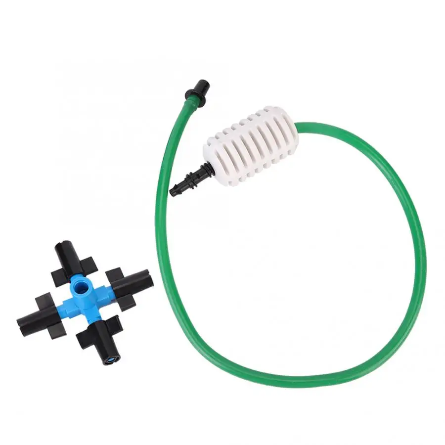 G1/8'' Garden Misting Crossed Sprinkler Spray Nozzle Adapter 4 Connector Head Atomizing Device for Irrigate Lawn Nursery
G1/8'' Garden Misting Crossed Sprinkler Spray Nozzle Adapter 4 Connector Head Atomizing Device for Irrigate Lawn Nursery