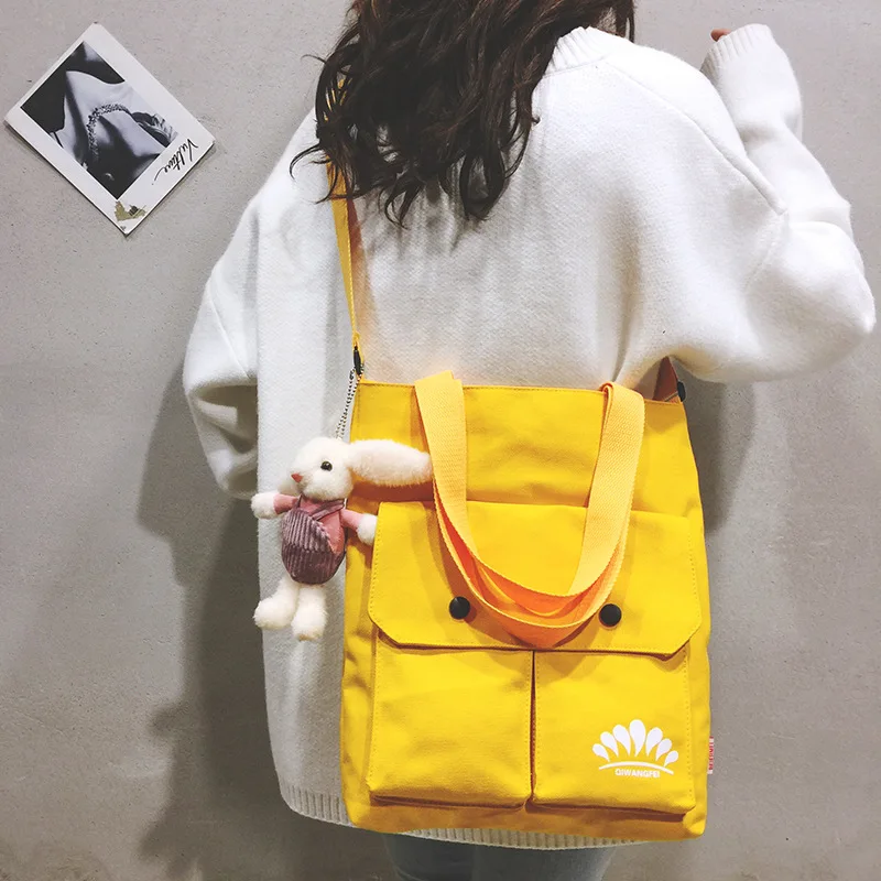 Canvas Big Bag Women's 2020 New Style Korean-style Ulzzang Large-Volume Tote Bag Students Crossbody Bag Fashion
Canvas Big Bag Women's 2020 New Style Korean-style Ulzzang Large-Volume Tote Bag Students Crossbody Bag Fashion