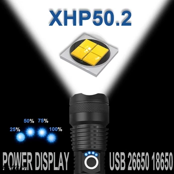 Powerful LED xhp50.2 most flashlight 5 Modes usb Zoom led torch xhp50 18650 OR 26650 battery Camping Hunting Hand lamp light
Powerful LED xhp50.2 most flashlight 5 Modes usb Zoom led torch xhp50 18650 OR 26650 battery Camping Hunting Hand lamp light