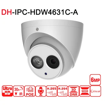 DH IP Camera IPC-HDW4631C-A with POE Dome Build in Mic IP67 Network 6MP IR30M H.265 support ONVIF free shipping Security camera
DH IP Camera IPC-HDW4631C-A with POE Dome Build in Mic IP67 Network 6MP IR30M H.265 support ONVIF free shipping Security camera
