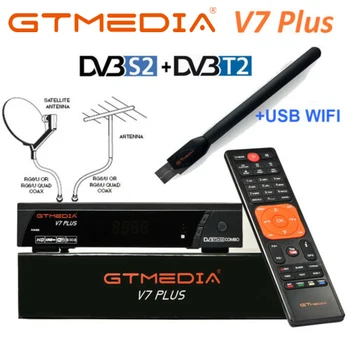 GTMEDIA V7 Plus DVB-S2 DVB-T2 Support USB WIFI Satellite Receiver Support H.265 PowerVu Cccam 1080P full HD тв приставка dvb t2
GTMEDIA V7 Plus DVB-S2 DVB-T2 Support USB WIFI Satellite Receiver Support H.265 PowerVu Cccam 1080P full HD тв приставка dvb t2