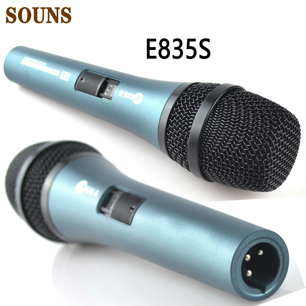 

E835S Wired dynamic Cardioid Professional Vocal Microphone e835s Studio Mic,karaoke microphone,gaming microphone,PC Microphone