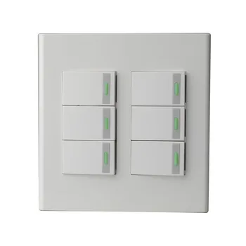Switch panel six - digit double control fluorescent switch width
Switch panel six - digit double control fluorescent switch width