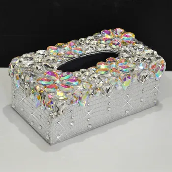 NEW Fashion Crystal Diamond Tissue Paper Case Household Car Paper PU Leather Tissue Storage Box Cover Wipe Holder Luxury Gifts
NEW Fashion Crystal Diamond Tissue Paper Case Household Car Paper PU Leather Tissue Storage Box Cover Wipe Holder Luxury Gifts