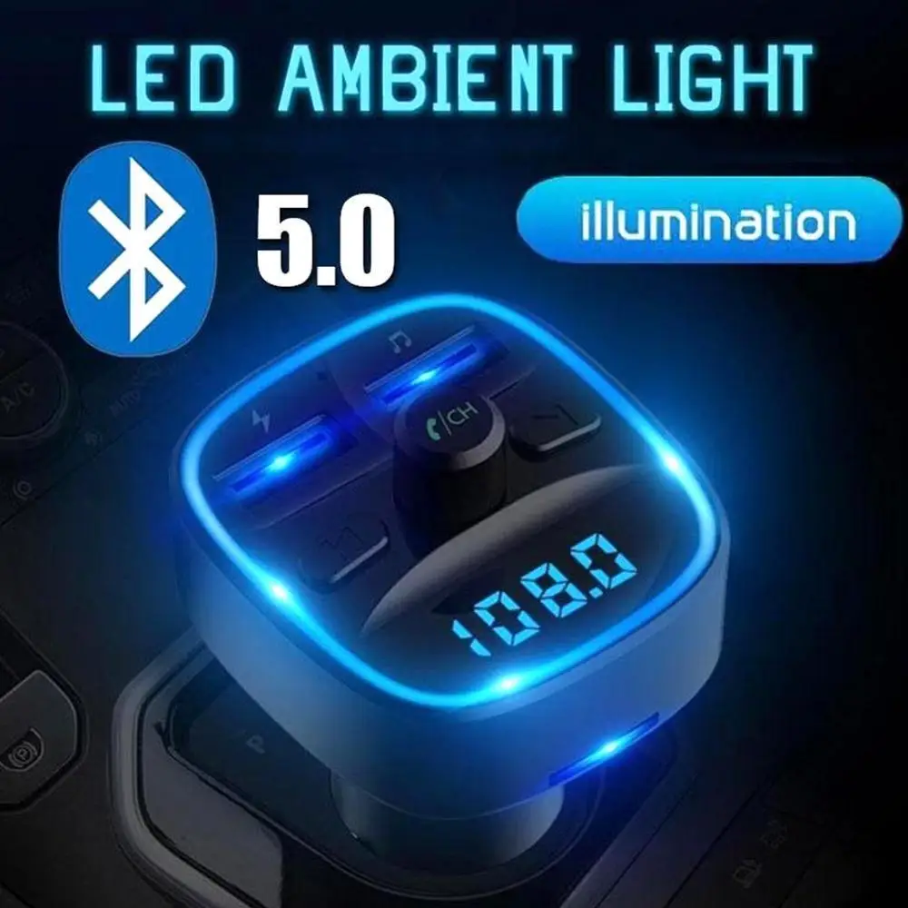 Car Mp3 Music Player Bluetooth 5.0 Receiver FM Transmitter Dual USB Car Charger U disk & TF Card Lossless Music Player
Car Mp3 Music Player Bluetooth 5.0 Receiver FM Transmitter Dual USB Car Charger U disk & TF Card Lossless Music Player