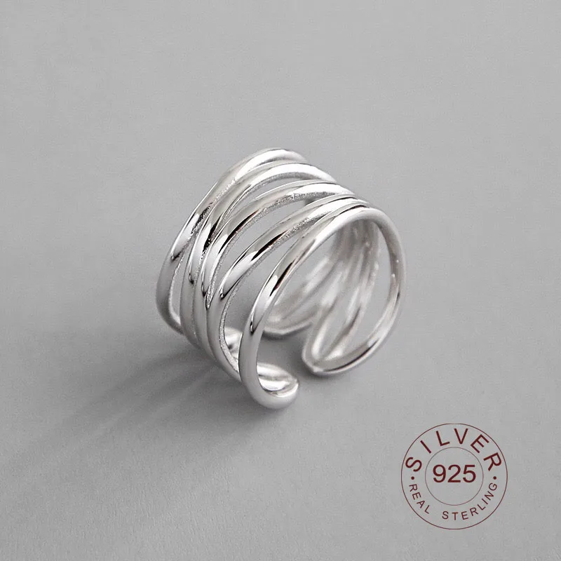925 Sterling Silver Open Ring Simple Finger Rings For Women Wide Face Drawing Ladies Ring Fashion Jewelry Wholesale
925 Sterling Silver Open Ring Simple Finger Rings For Women Wide Face Drawing Ladies Ring Fashion Jewelry Wholesale
