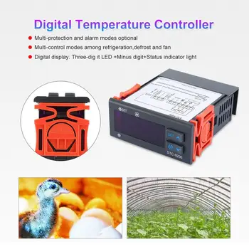 Digital Temperature Controller Thermostat Regulator Thermoregulator With Refrigeration Defrost Fan Alarm Function
Digital Temperature Controller Thermostat Regulator Thermoregulator With Refrigeration Defrost Fan Alarm Function