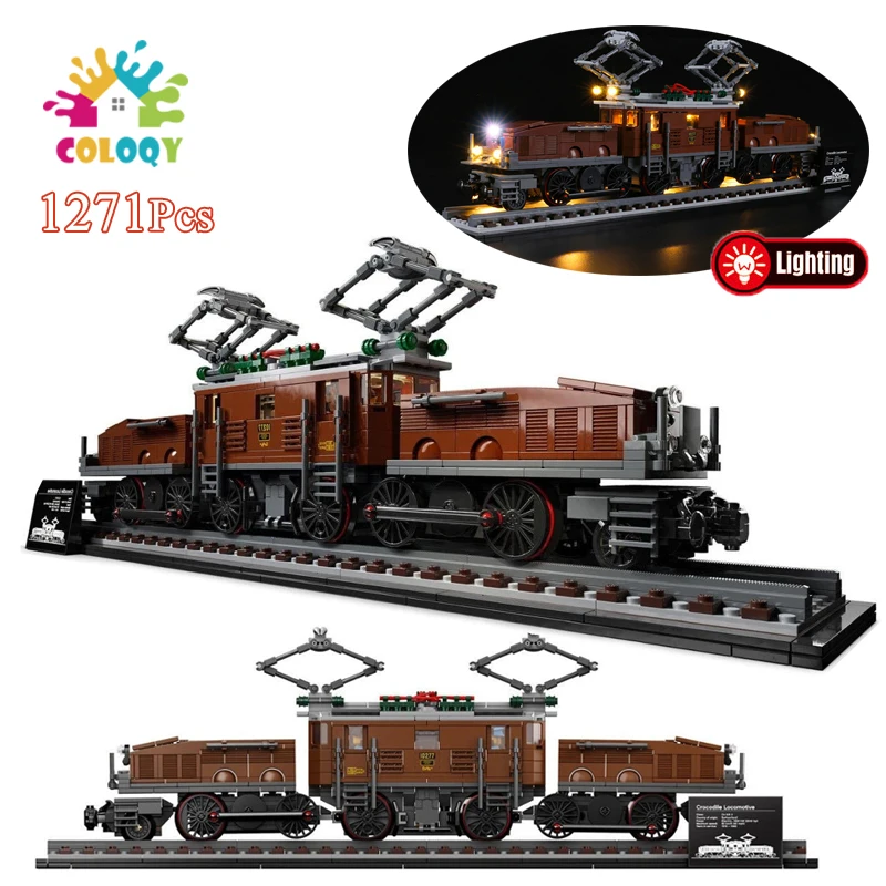 Creative Blocks Crocodile Locomotive Train Model Building Blocks Led Light Kit For 10277 Bricks DIY Collectable Toys For Kids
Creative Blocks Crocodile Locomotive Train Model Building Blocks Led Light Kit For 10277 Bricks DIY Collectable Toys For Kids