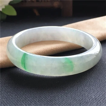 Natural Burmese Jadeite 54-64mm Light Green Two-color Bracelet Elegant Princess Jewelry Send Mom to Girlfriend
Natural Burmese Jadeite 54-64mm Light Green Two-color Bracelet Elegant Princess Jewelry Send Mom to Girlfriend