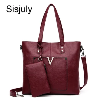 Luxury V Handbags Women Bags Designer Bag Women's Bags Set 2pcs Leather Handbag + Purses Soild Ladies Hand Bags Bolsas Feminina
Luxury V Handbags Women Bags Designer Bag Women's Bags Set 2pcs Leather Handbag + Purses Soild Ladies Hand Bags Bolsas Feminina