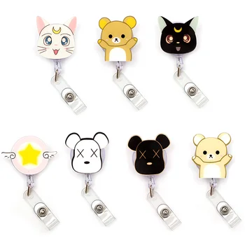 Cute Moon Cat Style Plastic Badge Reel Holder Elastic Name Card Simple & Easy To Use For Nurse & Students
Cute Moon Cat Style Plastic Badge Reel Holder Elastic Name Card Simple & Easy To Use For Nurse & Students