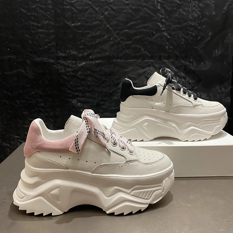 Spring Luxury Women White Shoes Fashion Leather Dad Shoes Platform Winter Autumn High Heeled Ins Casual Sneakers Lady Pantshoes
Spring Luxury Women White Shoes Fashion Leather Dad Shoes Platform Winter Autumn High Heeled Ins Casual Sneakers Lady Pantshoes