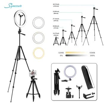 6/10inch Ring Light With Tripod For Phone Dimmable Bi-color LED Photography Lighting With Phone Hoder For Youtube Video Light
6/10inch Ring Light With Tripod For Phone Dimmable Bi-color LED Photography Lighting With Phone Hoder For Youtube Video Light