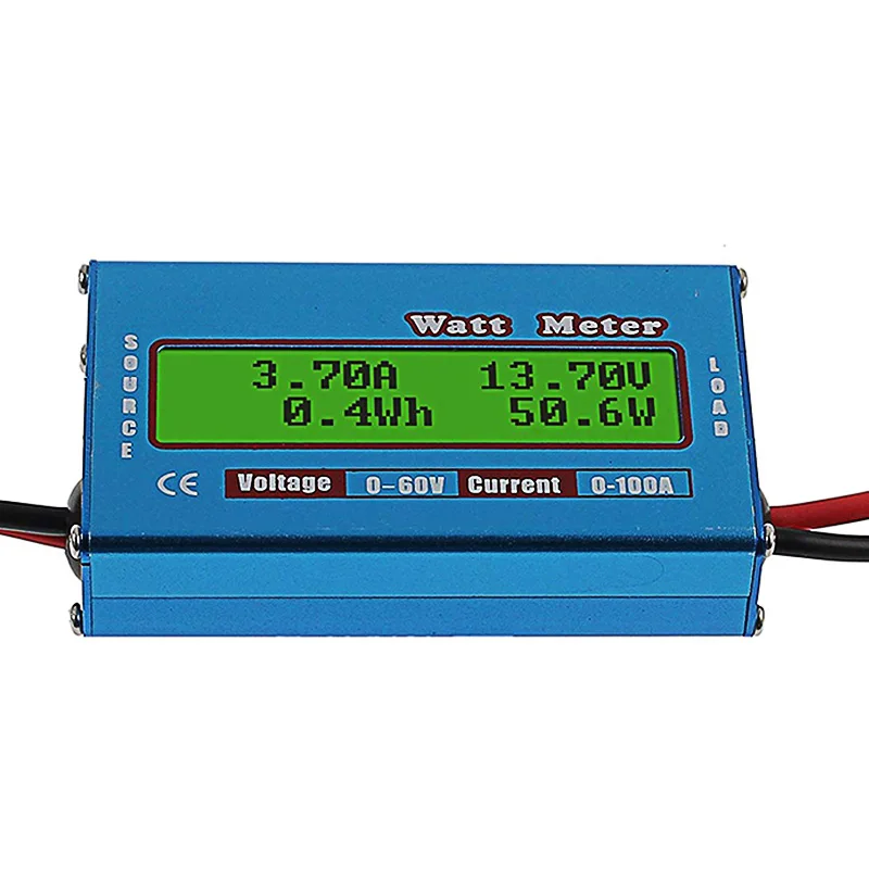 Digital Solar Battery Capacity Tester Panel Capacity Meter DC 60V Voltage Current Power Analyzer Energy Meter for RC Hobby
Digital Solar Battery Capacity Tester Panel Capacity Meter DC 60V Voltage Current Power Analyzer Energy Meter for RC Hobby