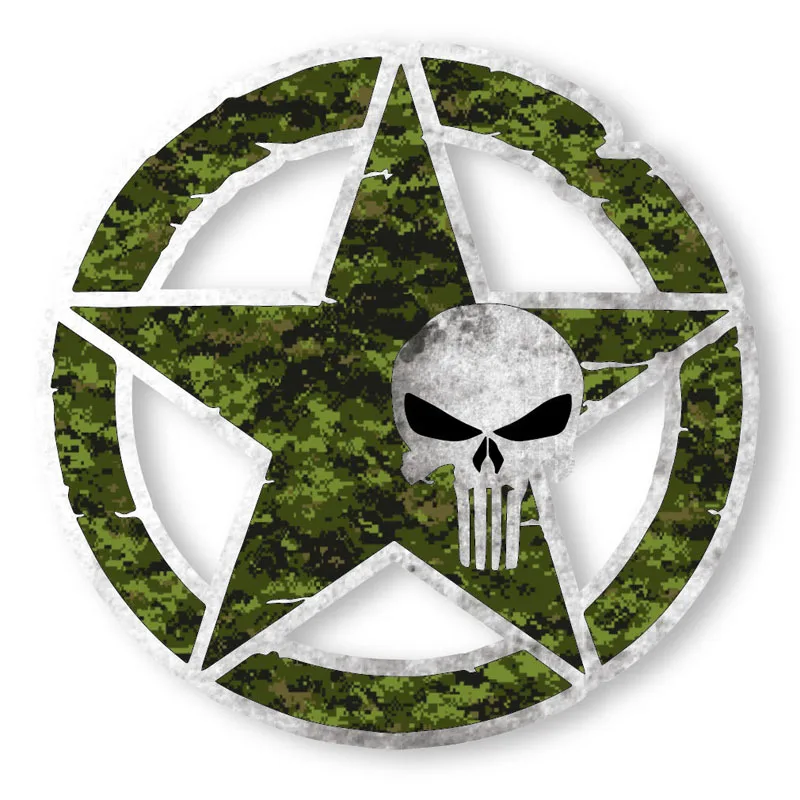 DAWASARU Personality Car Sticker Army Star Skull Creative Cover Scratch Accessories PVC Decal Car Accessories Sticker 10*10cm
DAWASARU Personality Car Sticker Army Star Skull Creative Cover Scratch Accessories PVC Decal Car Accessories Sticker 10*10cm
