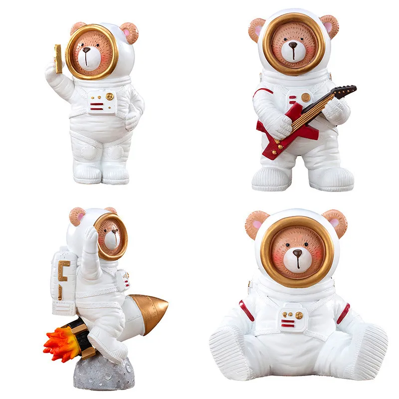 Creative Cute Cartoon Rocket/Phone/Guitar Astronaut Space Action Model Bear Collection Mini Decoration Home Decor Toys For Gift
Creative Cute Cartoon Rocket/Phone/Guitar Astronaut Space Action Model Bear Collection Mini Decoration Home Decor Toys For Gift