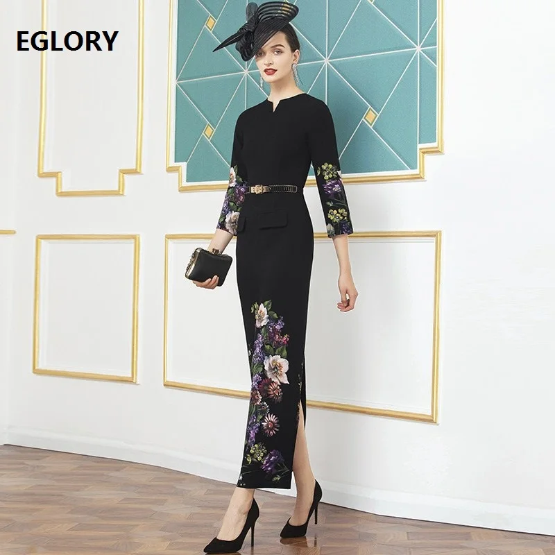 4XL 3XL 2XL Long Party Evening Vestidos 2020 Spring Women Elegant Flower Print Back Split Black Long Dress Vestidos De Fiesta
4XL 3XL 2XL Long Party Evening Vestidos 2020 Spring Women Elegant Flower Print Back Split Black Long Dress Vestidos De Fiesta