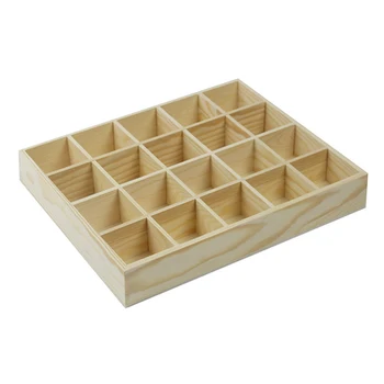 20 Compartments Storage Box Underwear Storage Case Socks Organizer Panties Stackable Drawer Container(Original Wooden Color) 
20 Compartments Storage Box Underwear Storage Case Socks Organizer Panties Stackable Drawer Container(Original Wooden Color)