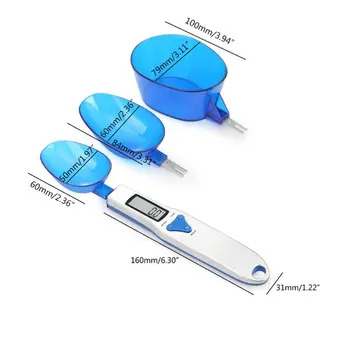 2020 New Digital Kitchen Spoon Scale Accurate Electronic Measuring LCD Screen 500g/0.1g 3 Detachable Heads Food Baking Tool
2020 New Digital Kitchen Spoon Scale Accurate Electronic Measuring LCD Screen 500g/0.1g 3 Detachable Heads Food Baking Tool